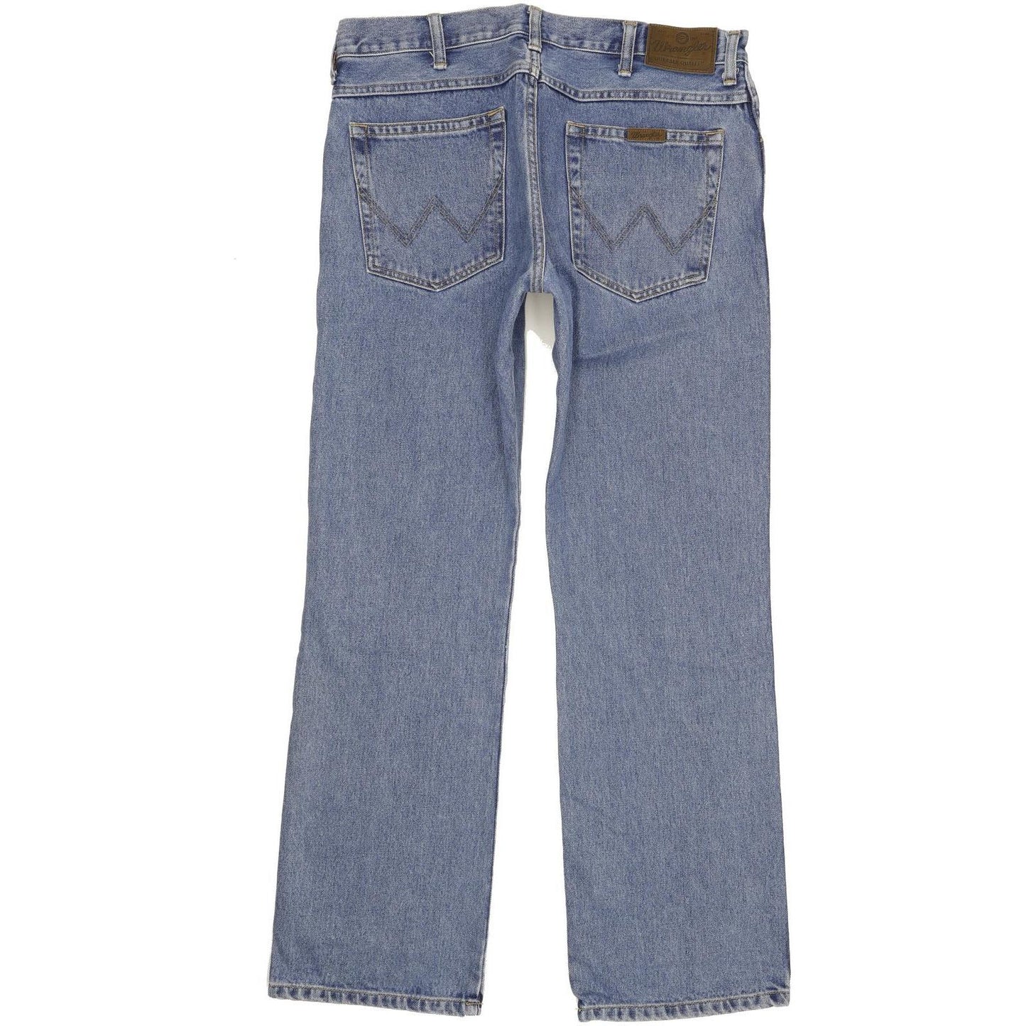 Wrangler Durable Quality Men Blue Straight Regular Jeans W33 L32