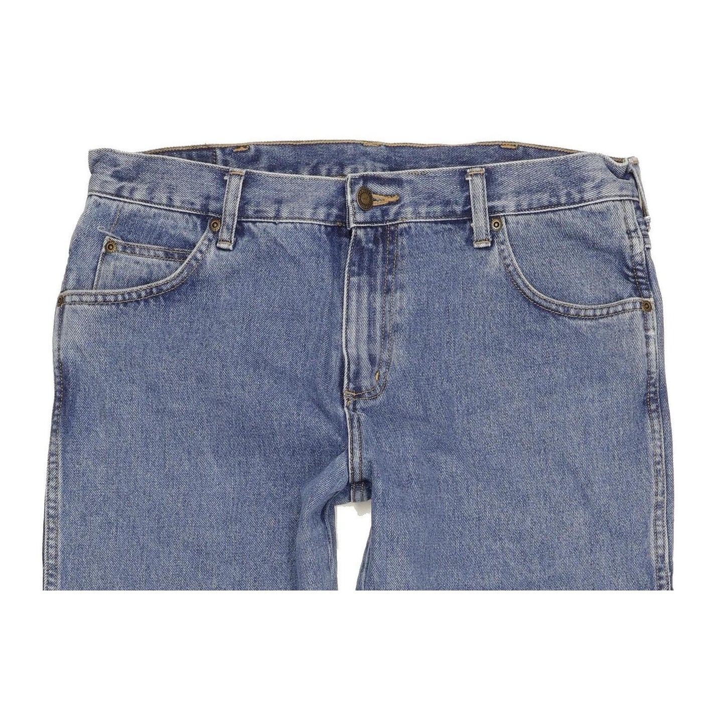Wrangler Durable Quality Men Blue Straight Regular Jeans W33 L32