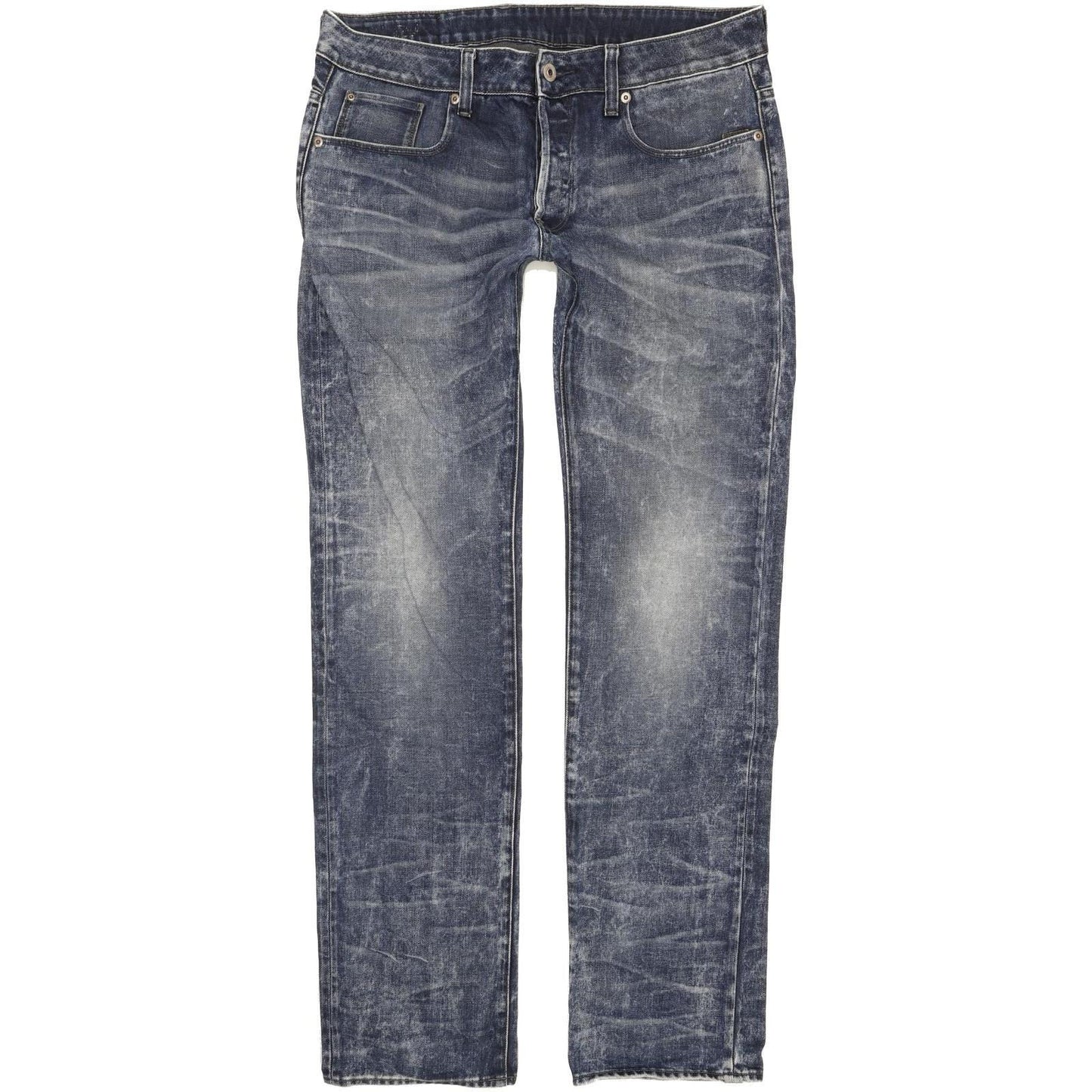 G-Star Attacc Men Blue Straight Regular Jeans W34 L34