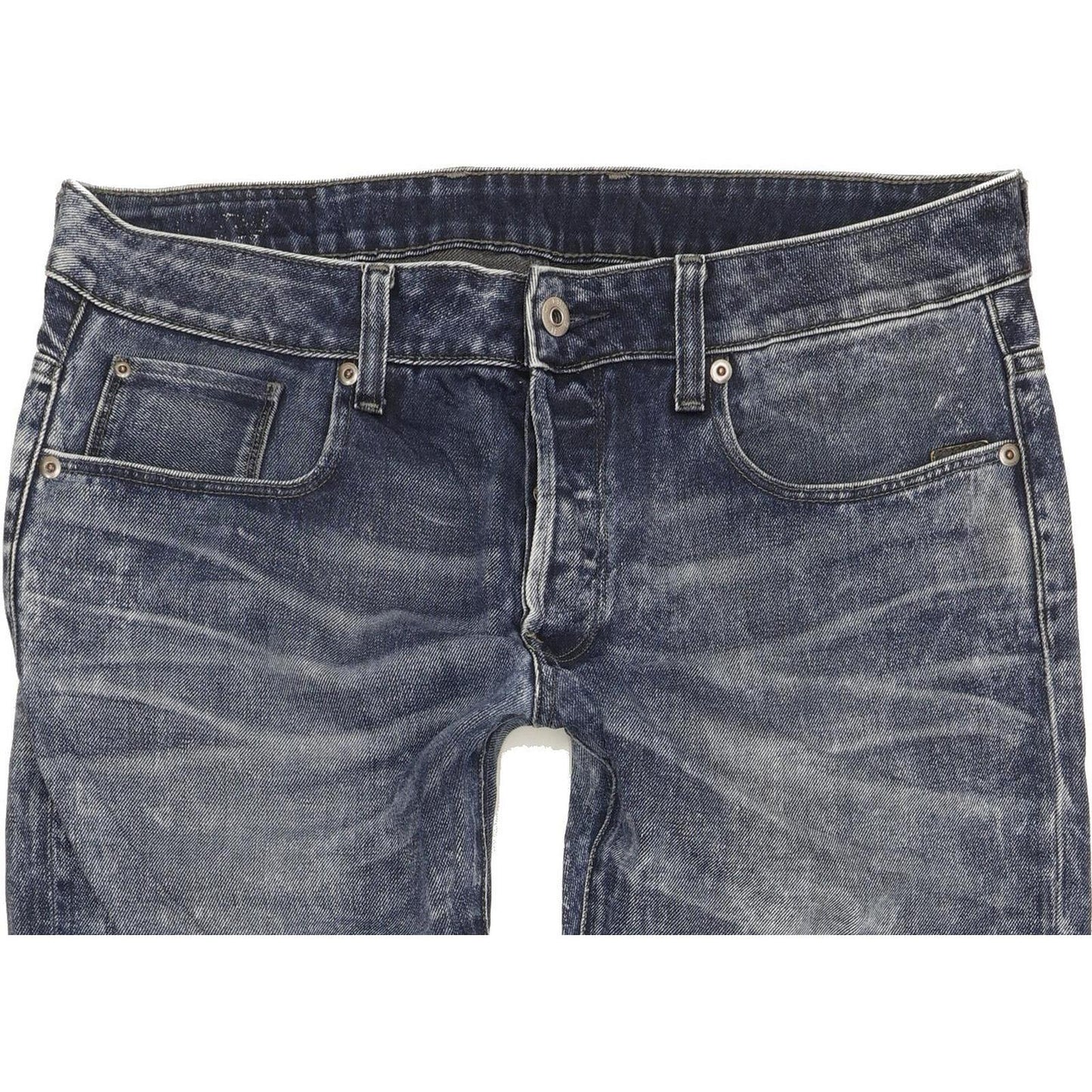 G-Star Attacc Men Blue Straight Regular Jeans W34 L34