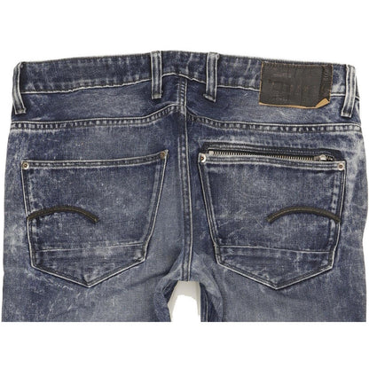 G-Star Attacc Men Blue Straight Regular Jeans W34 L34