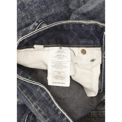 G-Star Attacc Men Blue Straight Regular Jeans W34 L34
