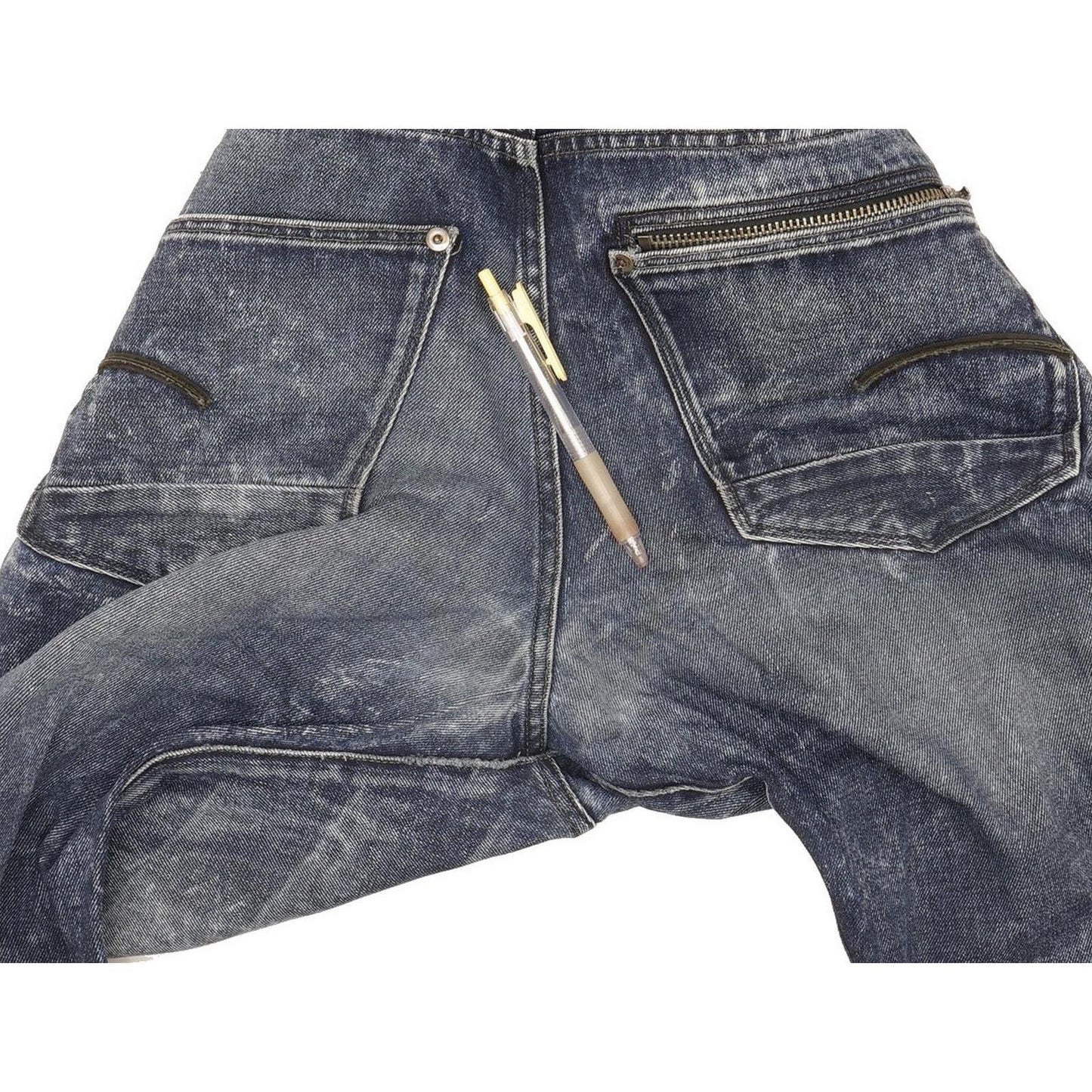 G-Star Attacc Men Blue Straight Regular Jeans W34 L34