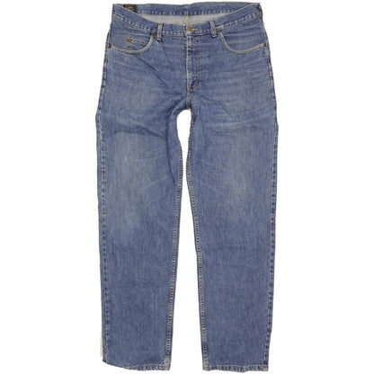 Lee Men Blue Straight Regular Jeans W38 L34