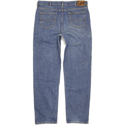 Lee Men Blue Straight Regular Jeans W38 L34