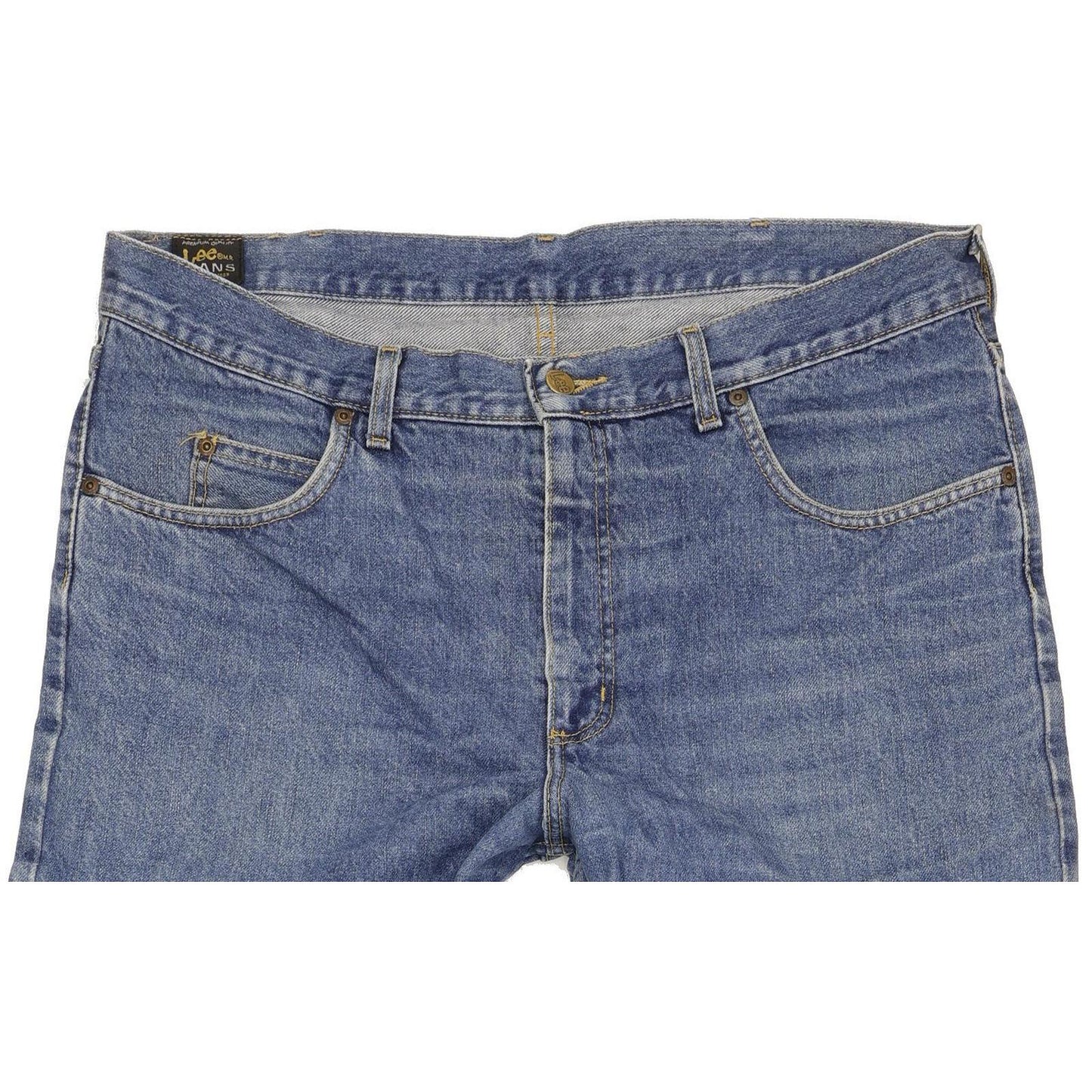 Lee Men Blue Straight Regular Jeans W38 L34