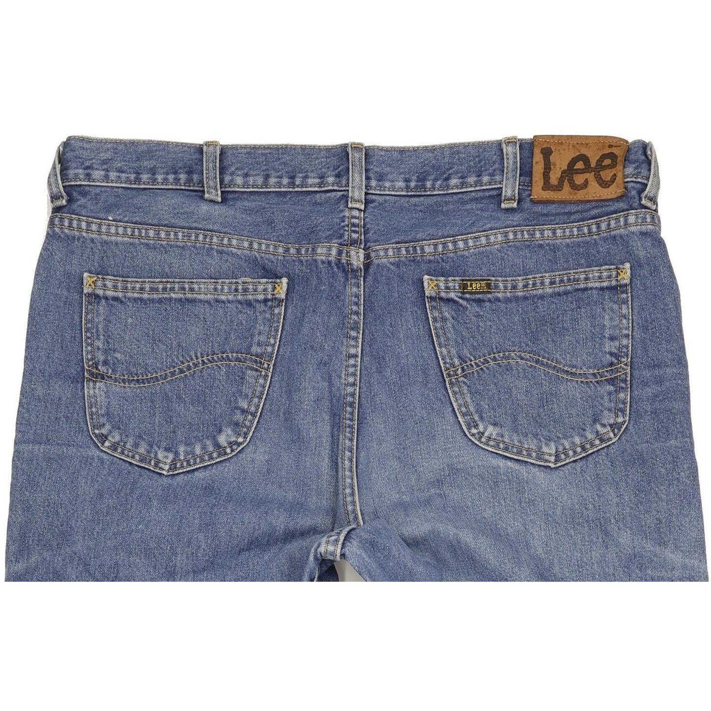 Lee Men Blue Straight Regular Jeans W38 L34