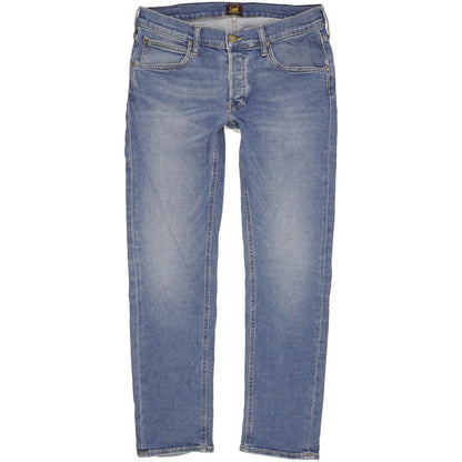 Lee Daren Men Blue Straight Slim Stretch Jeans W33 L30
