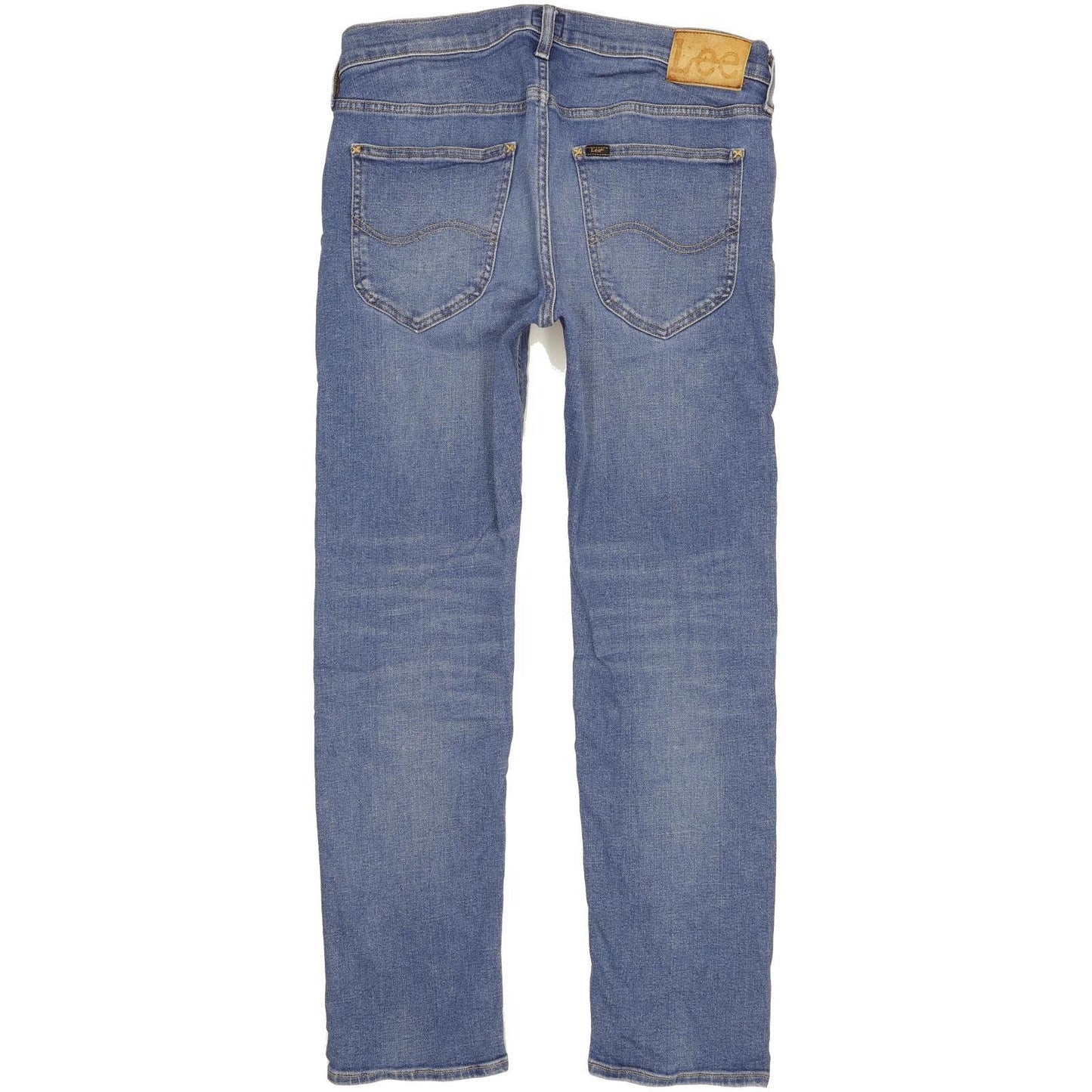 Lee Daren Men Blue Straight Slim Stretch Jeans W33 L30