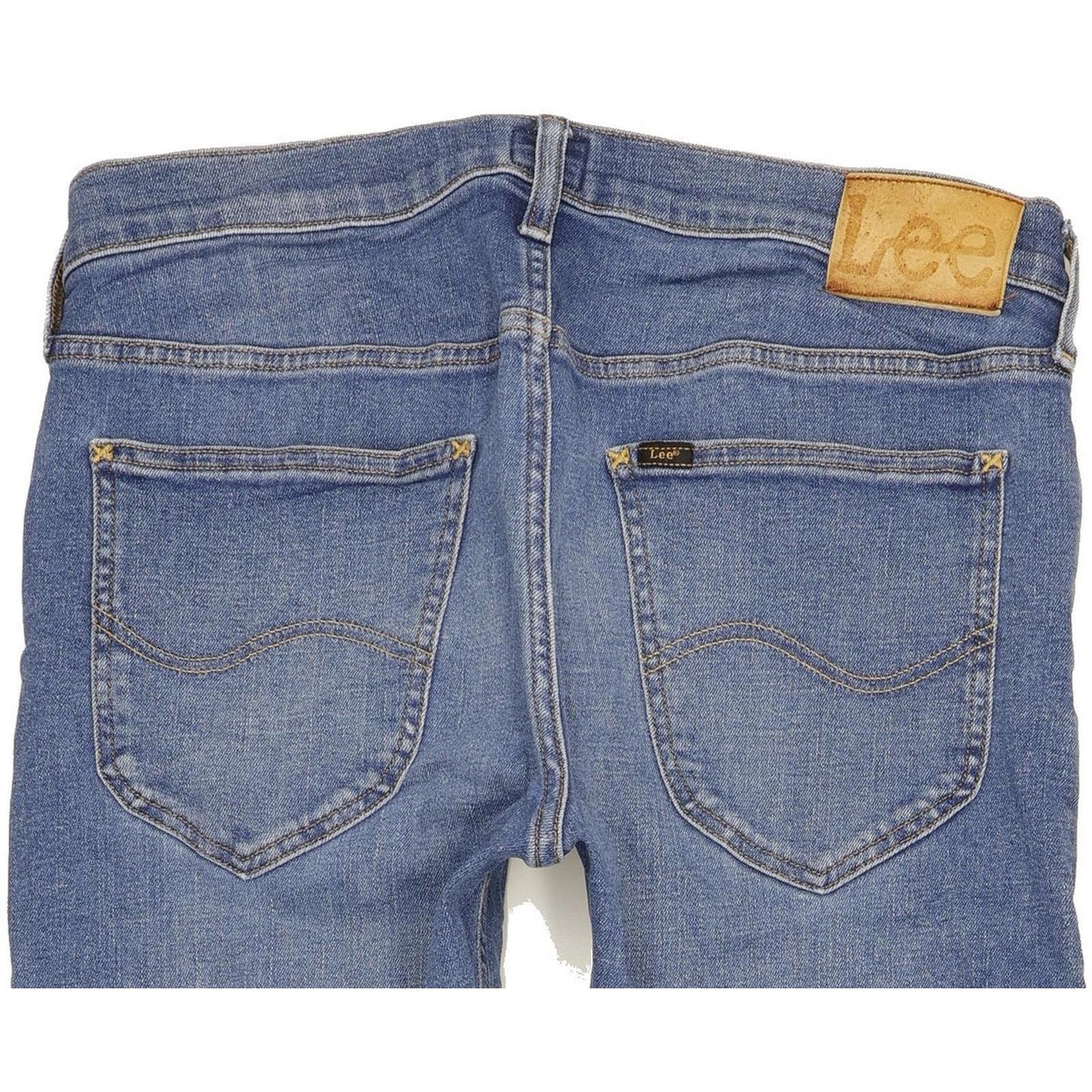 Lee Daren Men Blue Straight Slim Stretch Jeans W33 L30