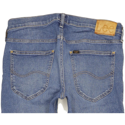 Lee Daren Men Blue Straight Slim Stretch Jeans W33 L30