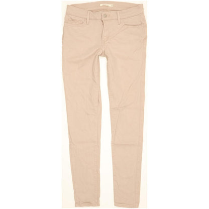 Levi's 710 Super Women Beige Skinny Slim Stretch Jeans W29 L31