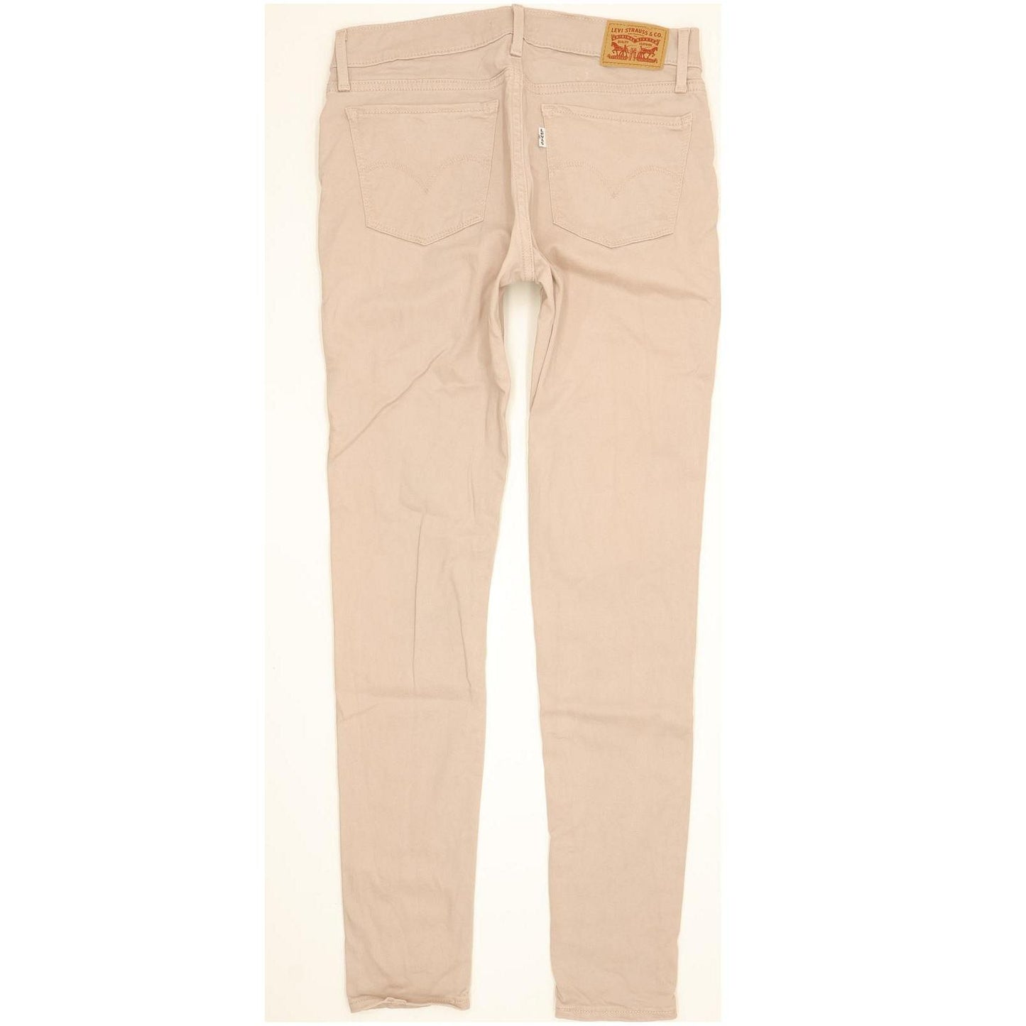Levi's 710 Super Women Beige Skinny Slim Stretch Jeans W29 L31