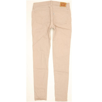 Levi's 710 Super Women Beige Skinny Slim Stretch Jeans W29 L31