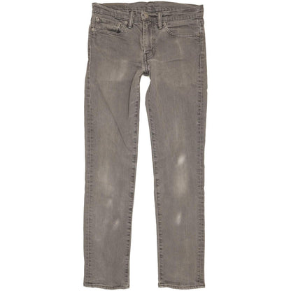 Levi's 511 Men Grey Straight Slim Stretch Jeans W31 L31