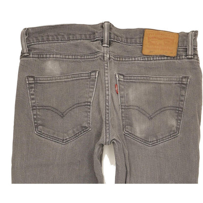 Levi's 511 Men Grey Straight Slim Stretch Jeans W31 L31