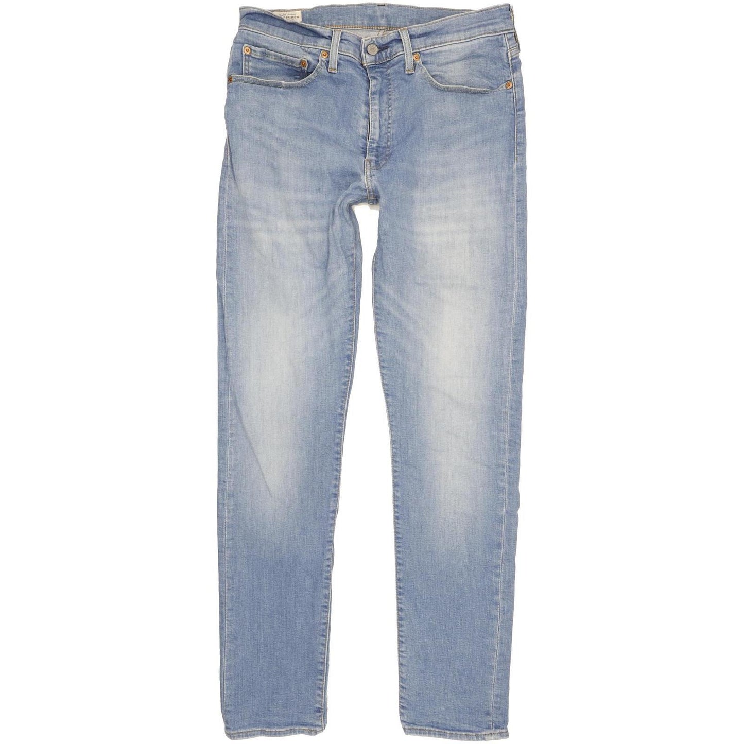 Levi's 512 Men Blue Tapered Slim Stretch Jeans W34 L33