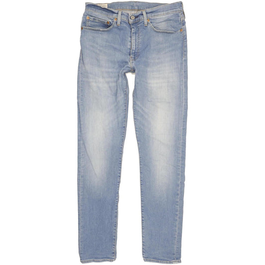 Levi's 512 Men Blue Tapered Slim Stretch Jeans W34 L33