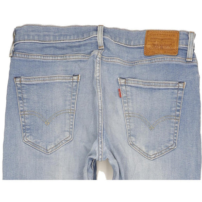 Levi's 512 Men Blue Tapered Slim Stretch Jeans W34 L33