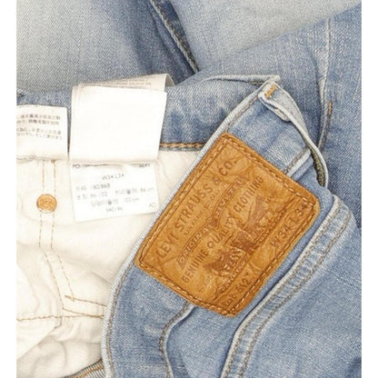 Levi's 512 Men Blue Tapered Slim Stretch Jeans W34 L33