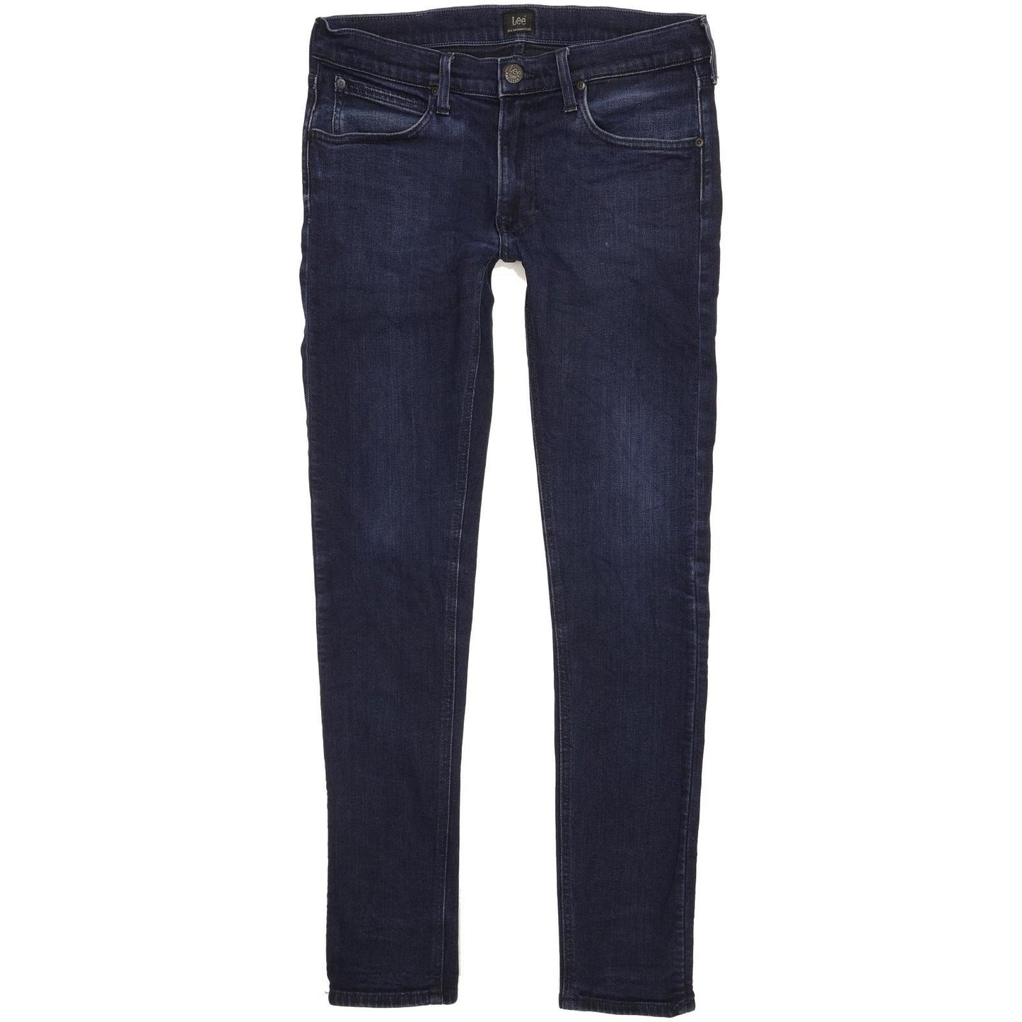 Lee Luke Men Navy Skinny Slim Stretch Jeans W32 L31