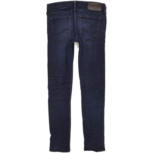 Lee Luke Men Navy Skinny Slim Stretch Jeans W32 L31