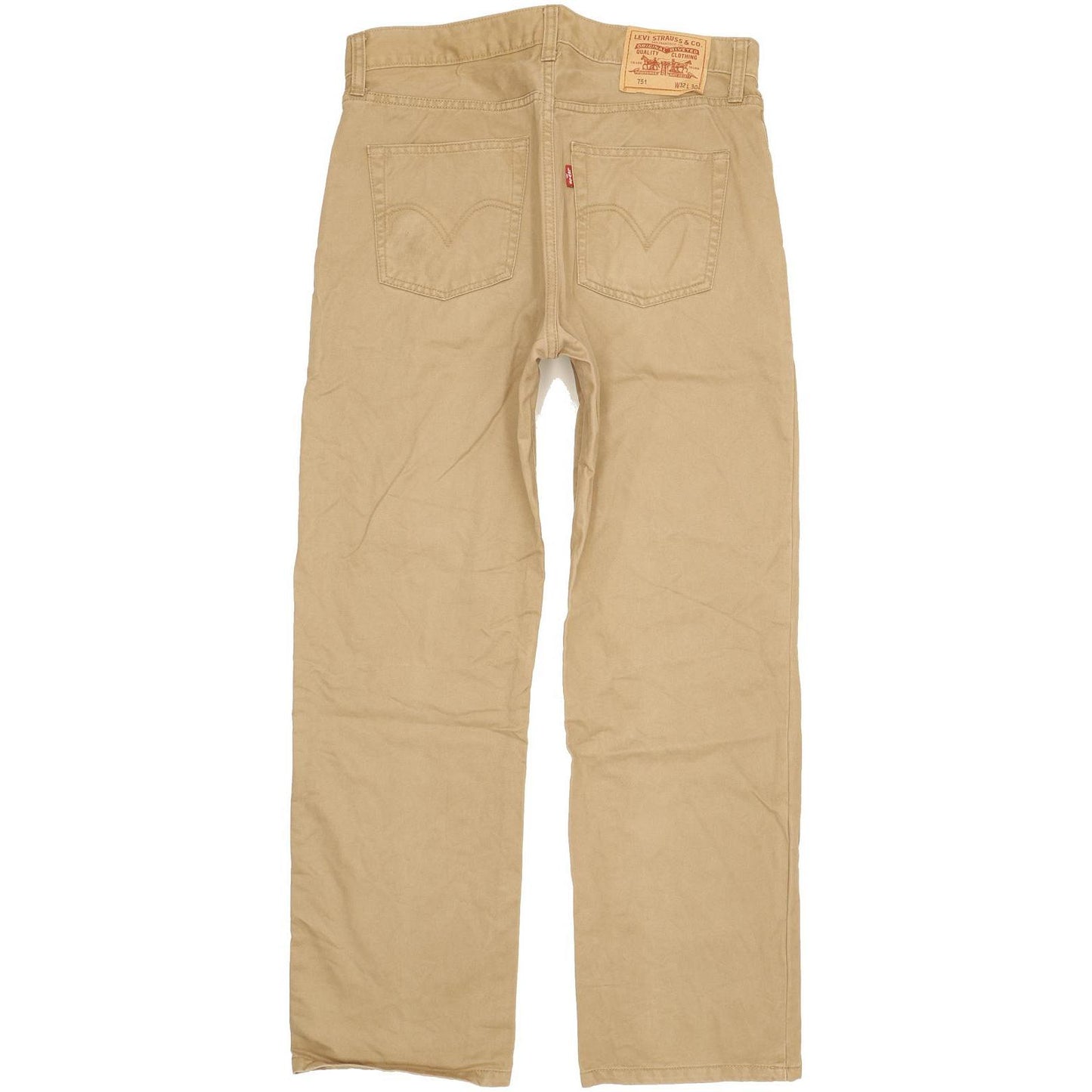 Levi's 751 Men Beige Straight Regular Jeans W32 L29