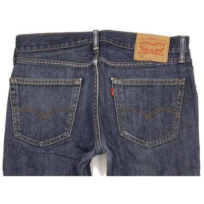 Levi's 505 Men Blue Straight Regular Jeans W33 L34