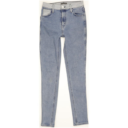 Levi's Line 8 Women Blue Skinny Slim Stretch Jeans W26 L30