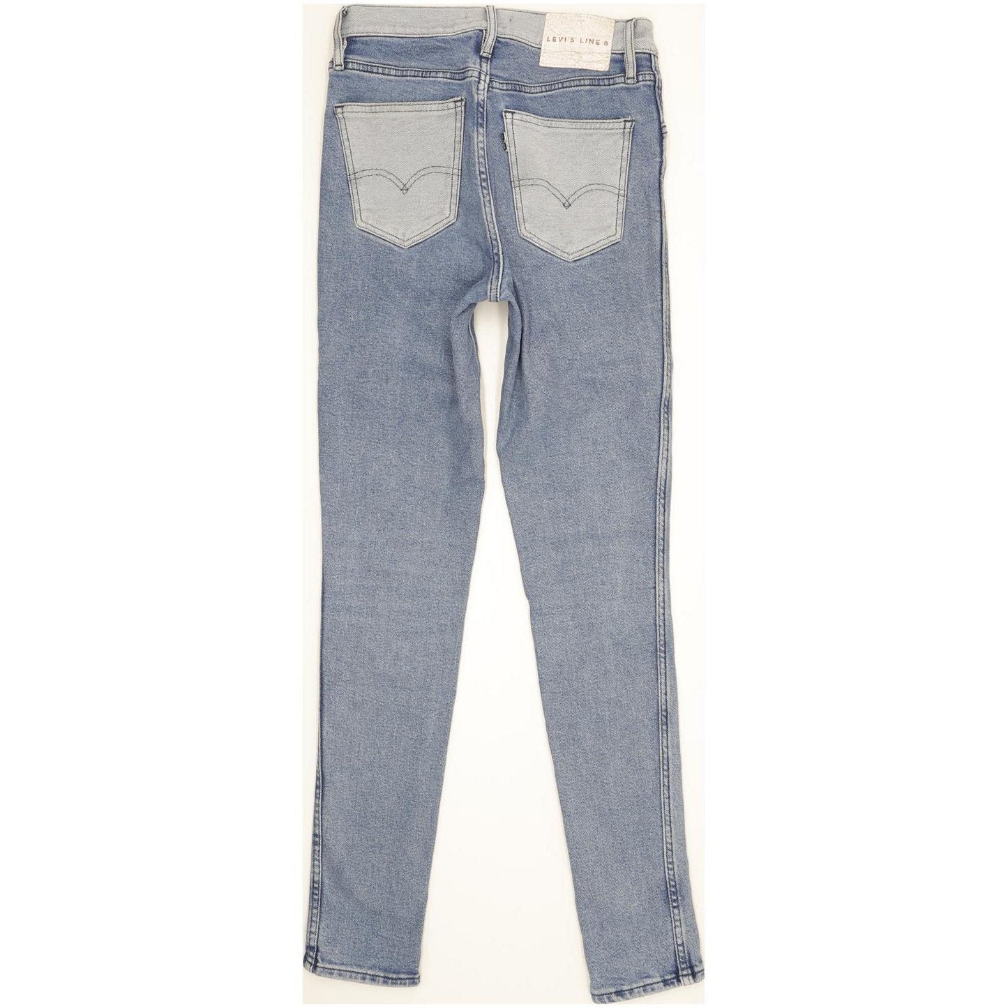 Levi's Line 8 Women Blue Skinny Slim Stretch Jeans W26 L30