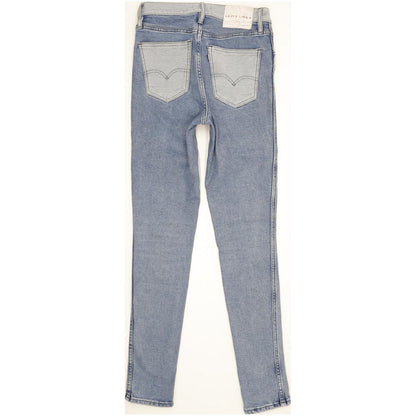 Levi's Line 8 Women Blue Skinny Slim Stretch Jeans W26 L30