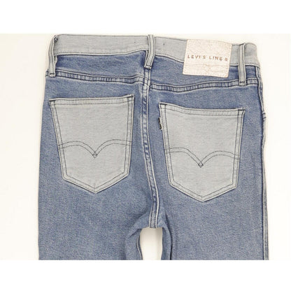 Levi's Line 8 Women Blue Skinny Slim Stretch Jeans W26 L30