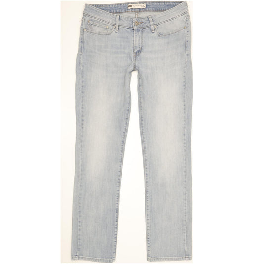 Levi's Slight Curve Women Blue Straight Slim Stretch Jeans W29 L30