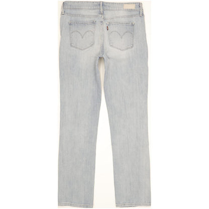 Levi's Slight Curve Women Blue Straight Slim Stretch Jeans W29 L30