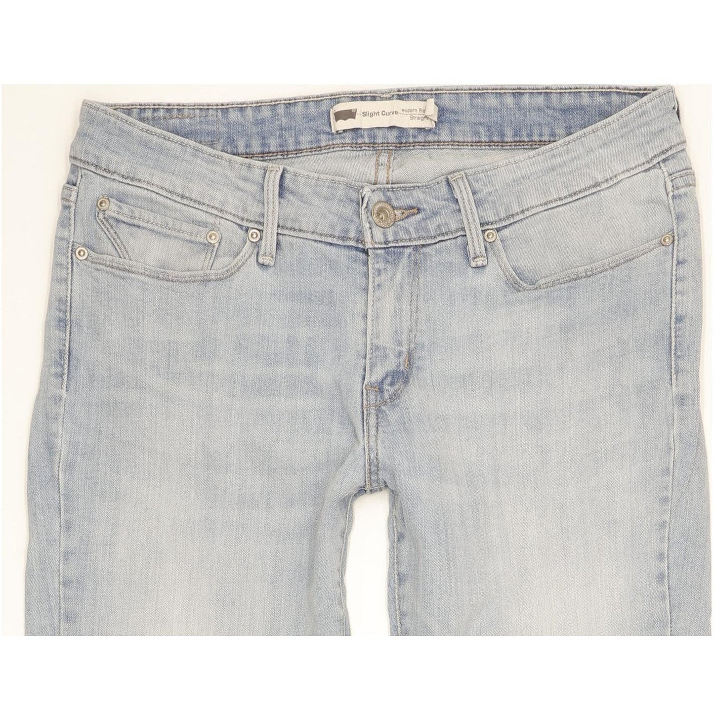 Levi's Slight Curve Women Blue Straight Slim Stretch Jeans W29 L30