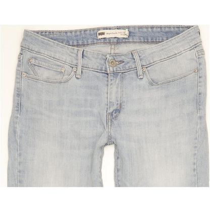 Levi's Slight Curve Women Blue Straight Slim Stretch Jeans W29 L30