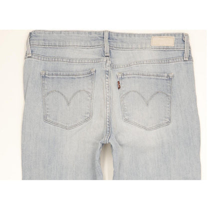 Levi's Slight Curve Women Blue Straight Slim Stretch Jeans W29 L30