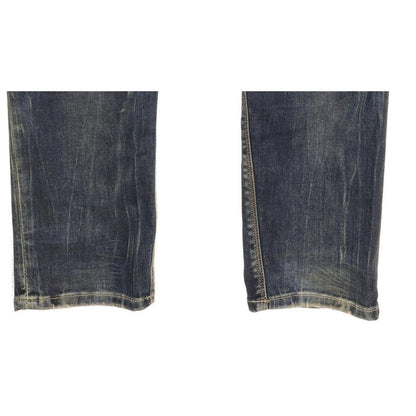 Replay Rockxanne Women Blue Straight Slim Stretch Jeans W28 L32