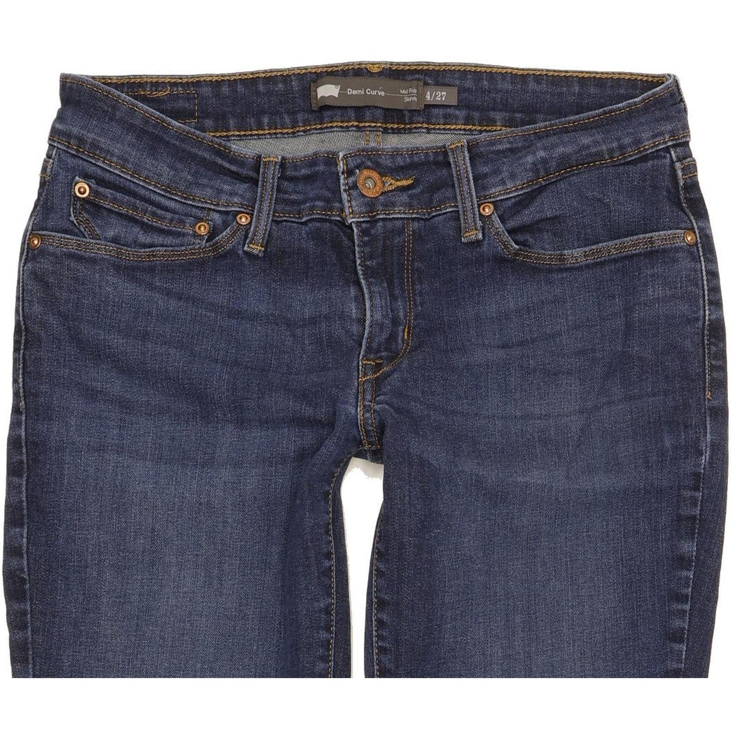 Levi's Demi Curve Women Blue Skinny Slim Stretch Jeans W27 L28