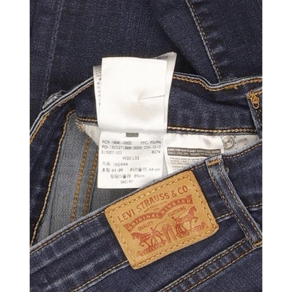 Levi's 711 Women Blue Skinny Slim Stretch Jeans W25 L29