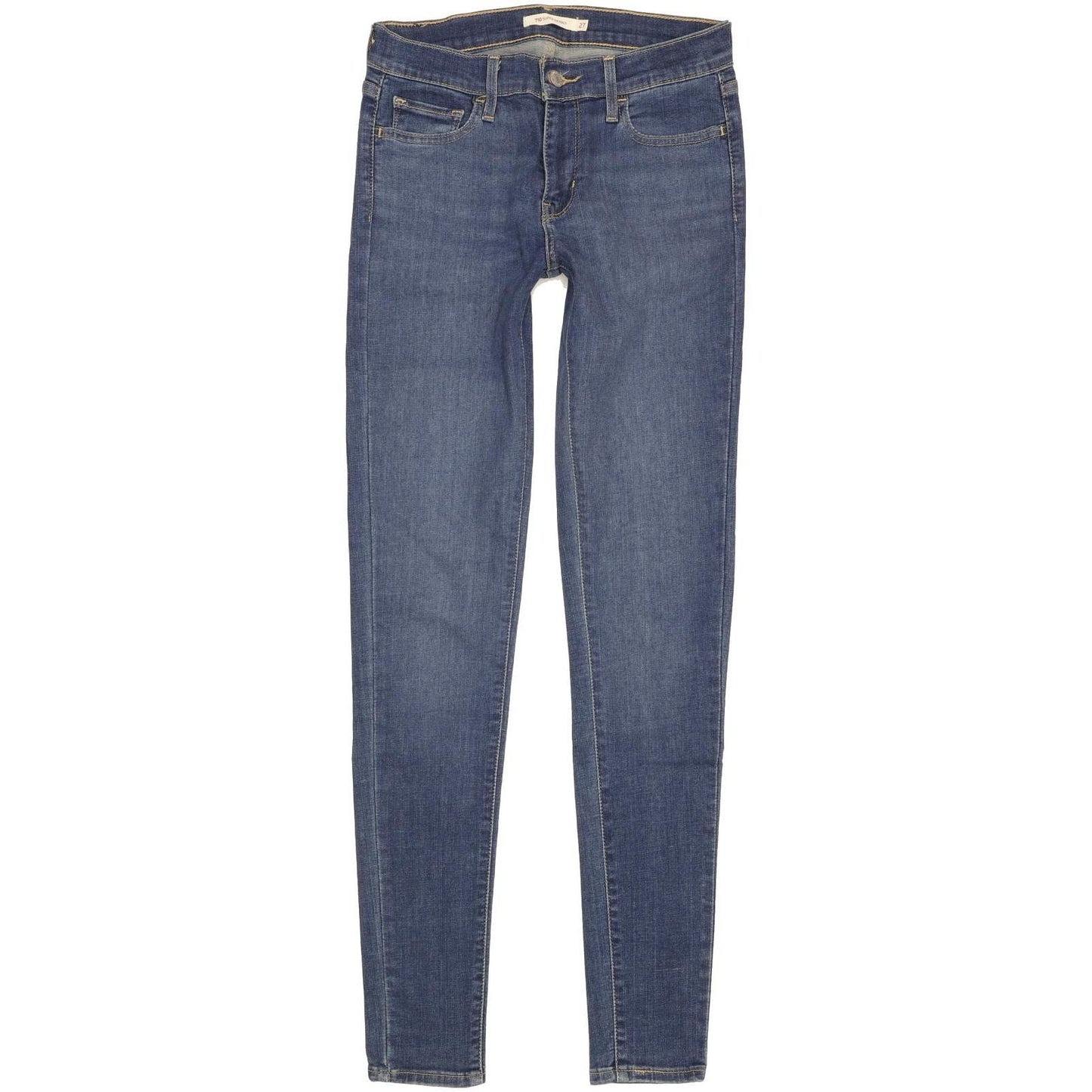 Levi's 710 Super Women Blue Skinny Slim Stretch Jeans W27 L32