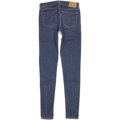 Levi's 710 Super Women Blue Skinny Slim Stretch Jeans W27 L32