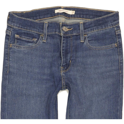 Levi's 710 Super Women Blue Skinny Slim Stretch Jeans W27 L32