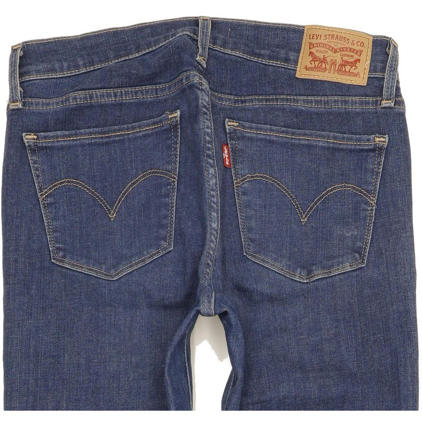 Levi's 710 Super Women Blue Skinny Slim Stretch Jeans W27 L32