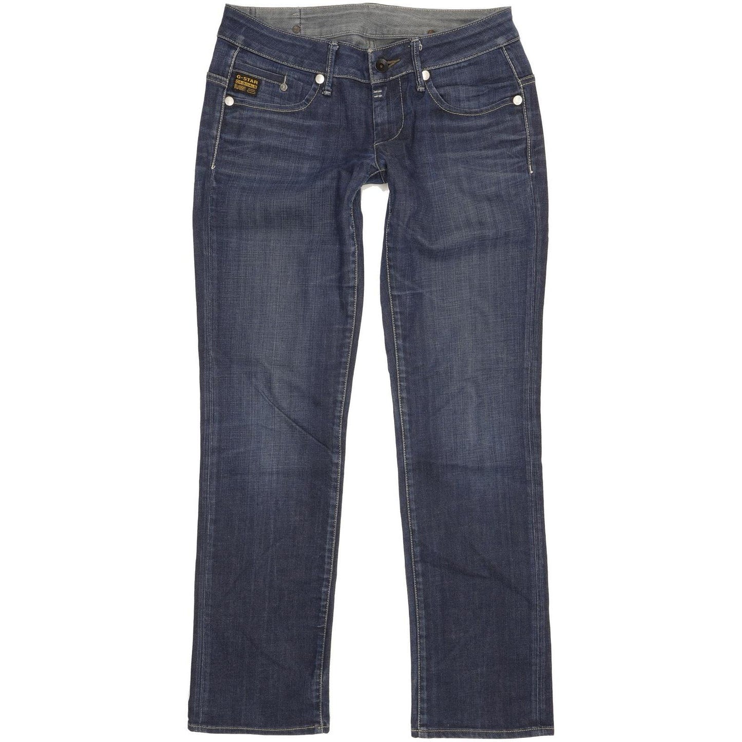 G-Star Midge Women Blue Straight Slim Stretch Jeans W30 L31