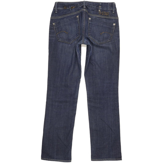 G-Star Midge Women Blue Straight Slim Stretch Jeans W30 L31