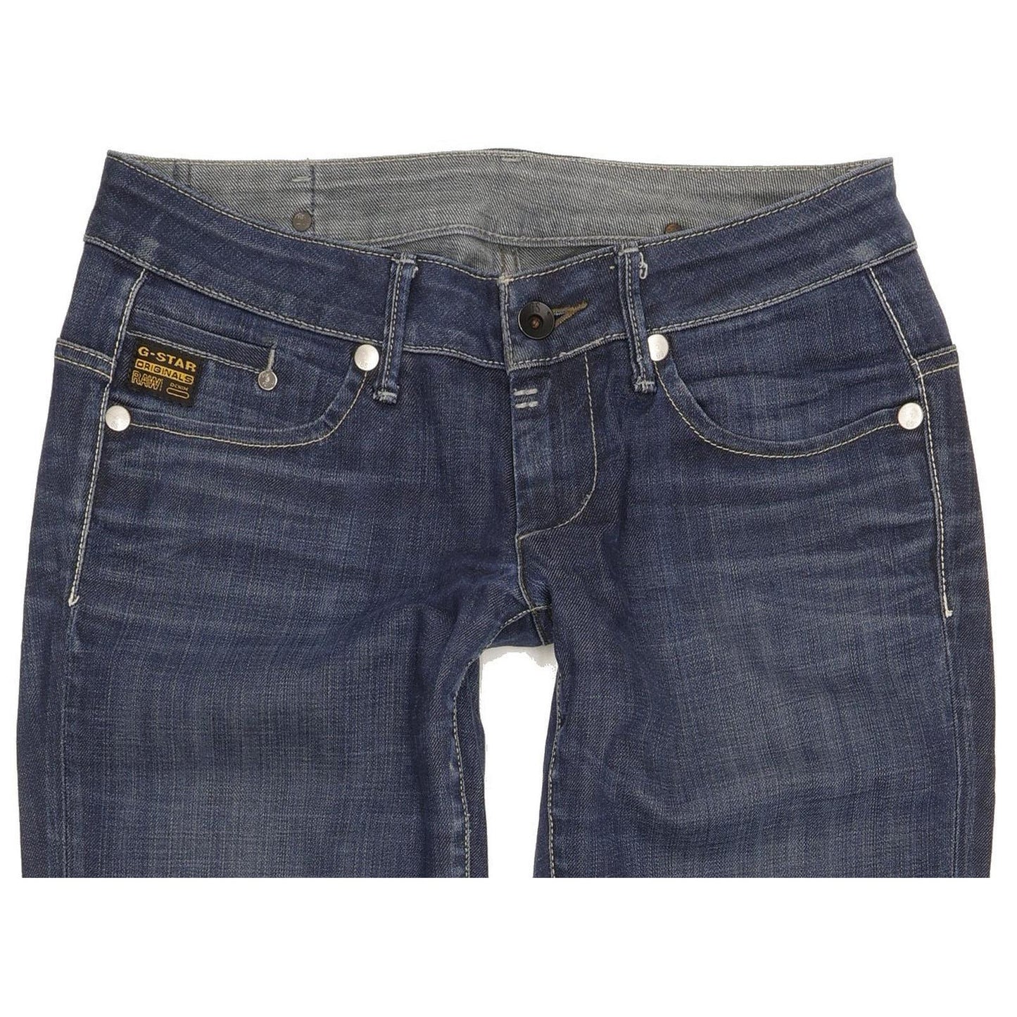 G-Star Midge Women Blue Straight Slim Stretch Jeans W30 L31