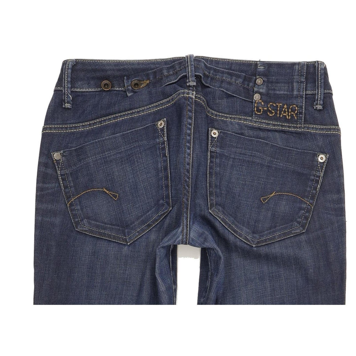 G-Star Midge Women Blue Straight Slim Stretch Jeans W30 L31