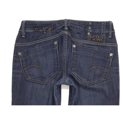 G-Star Midge Women Blue Straight Slim Stretch Jeans W30 L31