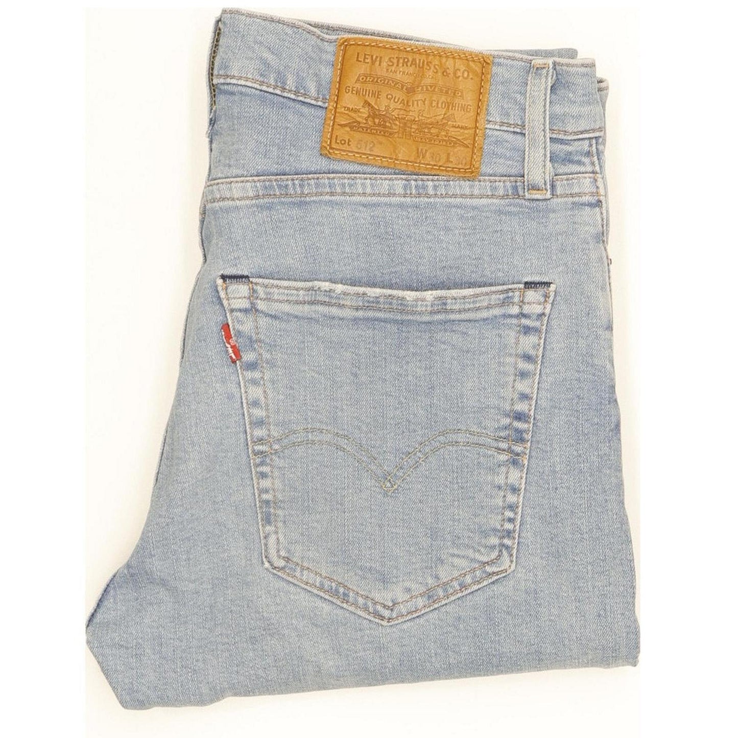 Levi's 512 Men Blue Tapered Slim Stretch Jeans W30 L29